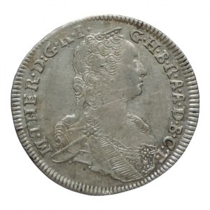 Marie Terezie 1740-1780, XVII krejcar 1761 KB, dr.just.