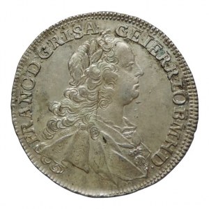 František I. Lotrinský 1745-1765, XVII krejcar 1754 KB patina,sbírkový