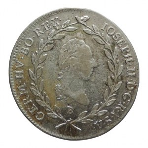 Josef II. 1780-1790, 20 krejcar 1787 B