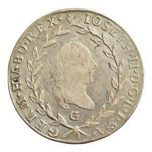 Josef II. 1780-1790, 20 krejcar 1788 G, dr.škr.