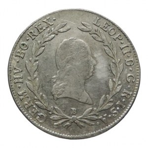Leopold II. 1790-1792, 20 krejcar 1791 B
