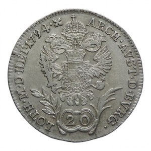 František II. 1792-1835, 20 krejcar 1794 B