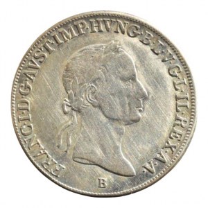 František II. 1792-1835, 20 krejcar 1835 B, madona, vlas. škr.