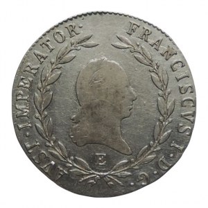 František II. 1792-1835, 20 krejcar 1824 E