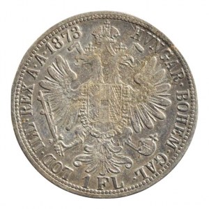 FJI 1848-1916, zlatník 1873 b.z., tmavá patina