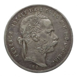 FJI 1848-1916, zlatník 1874 KB dr.hr., patina