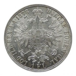 FJI 1848-1916, zlatník 1878 b.zn., nep.škr.