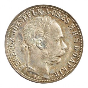 FJI 1848-1916, zlatník 1887 KB, patina, sbírkový