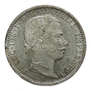 FJI 1848-1916, 1/4 zlatník 1861 A