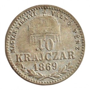 FJI 1848-1916, 10 krejcar 1869 GYF, n.ned., R