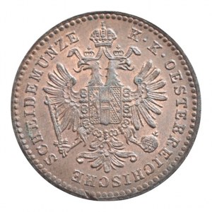FJI 1848-1916, 1 krejcar 1881 b.z., sbírkový