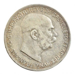 FJI 1848-1916, 5 kor. 1909 Schwartz, dr.rysky
