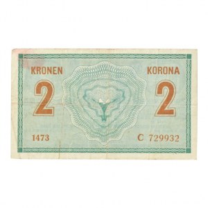 Rakousko-Uhersko, 2 K 1914 - série C 729932