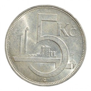 ČSR 1918-1939, 5 Kč 1929 sbírková