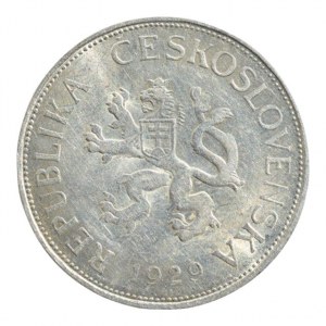 ČSR 1918-1939, 5 Kč 1929 sbírková