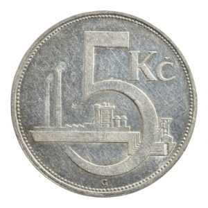 ČSR 1918-1939, 5 Kč 1929