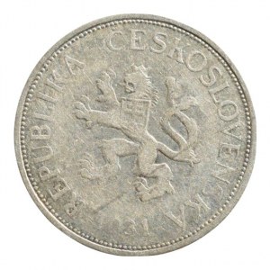 ČSR 1918-1939, 5 Kč 1931