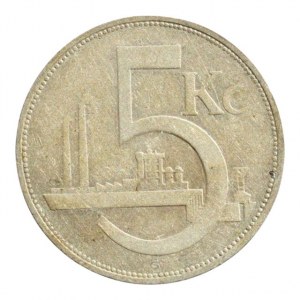 ČSR 1918-1939, 5 Kč 1932, R