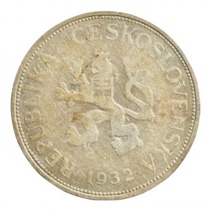 ČSR 1918-1939, 5 Kč 1932, R