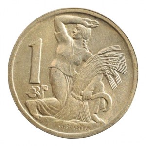 ČSR 1918-1939, 1 Kč 1924 sbírková R