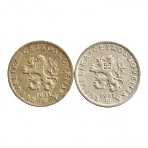 ČSR 1918-1939, 20 hal. 1921, 1931, 2 ks