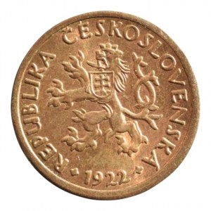 ČSR 1918-1939, 10 hal. 1922, sbírkový