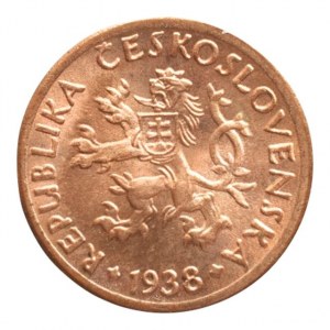 ČSR 1918-1939, 5 hal. 1938, 2 ks