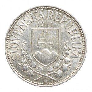 SLOVENSKO 1939-1945, 20 Ks 1941 - dvojitý kříž na rotundě