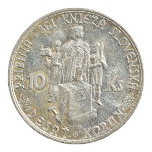 SLOVENSKO 1939-1945, 10 Ks 1944 Pribina, var. s křížkem