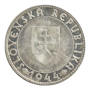 SLOVENSKO 1939-1945, 10 Ks 1944 Pribina, var. s křížkem