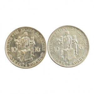 SLOVENSKO 1939-1945, 10 Ks 1944 Pribina, obě varianty