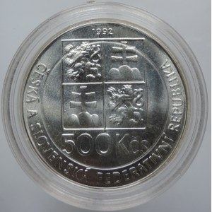 ČSR 1945-1992, 500 Kč 1992 Komenský