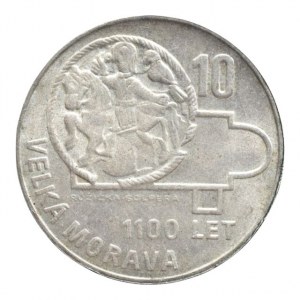 ČSR 1945-1992, 10 Kč 1966 V.Morava, kapsle