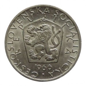 ČSR 1945-1992, 5 Kč 1966 var. R