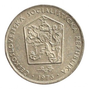 ČSR 1945-1992, 2 Kč 1973, var.vlnovky na hraně
