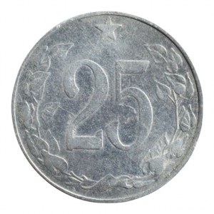 ČSR 1945-1992, 25 hal. 1954, nep.škr., R