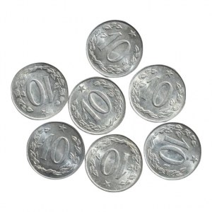 ČSR 1945-1992, 10 hal. 1965, 66, 67, 68, 69, 70, 71, 7 ks