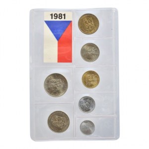 Sada oběžných mincí 1981