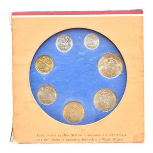 Sada oběžných mincí 1986, nep.pošk.obal, R