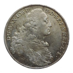 Bavorsko, Maxmilián Josef III. 1745-1777, tolar 1771 Mnichov, just.