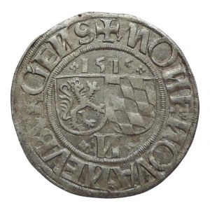Pfalz Neuburg, Otto Heinrich a Philipp 1508-1548, batzen 1515, SJ 1107/487