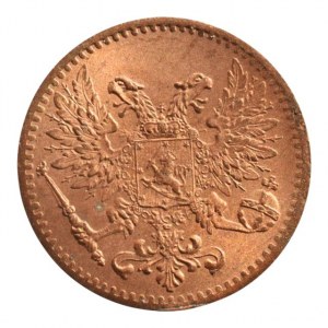 Finsko pod Ruskem, Mikuláš II. 1894 - 1917, 1 penni 1917, KM# 13
