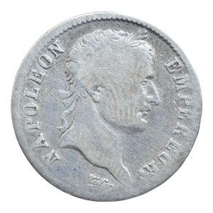 Francie, Napoleon I. - jako císař, 1804 - 1814/1815, 1 Frank 1810 A, Paříž, KM.692.1, R