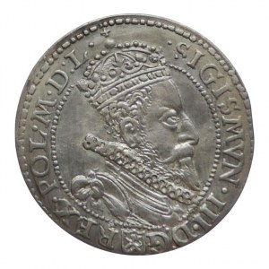 Polsko, Zikmund III. Vasa 1587-1632, VI groš 1599 Malbork, Kopicki 1245