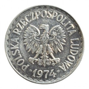 Polsko 1939-1990, 1 zlotý 1974, sbírkový