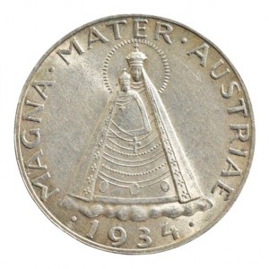 Rakousko - republika, 5 schilling 1934