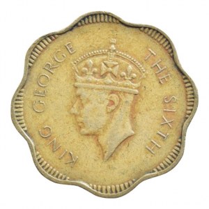 Ceylon, 10 cents 1951