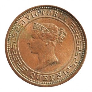 Ceylon, 1/2 cent 1895, KM #  91