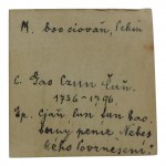 Čína, Gao Czun Čuň-a 1736-1796, berný peníz Nebeského povzesení Augst 239, starý podložní štítek