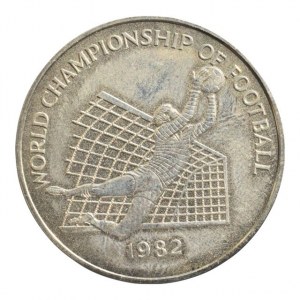 Jamajka, 1 dollar 1982, fotbal